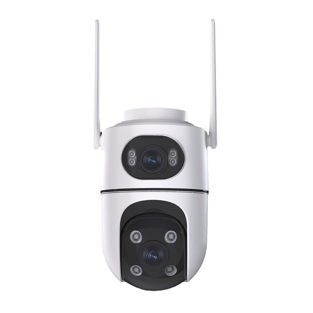6MP Dual Lens Wireless Security Camera with Night Vision Outdoor Home Surveillance System