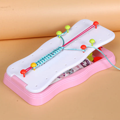DIY Friendship Bracelet Maker Kit for Kids Colorful String Craft Set