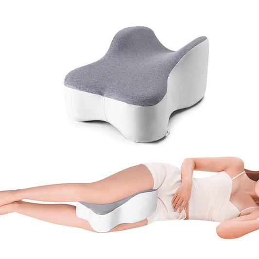Orthopedic Memory Foam Knee Pillow for Side Sleepers and Leg Support