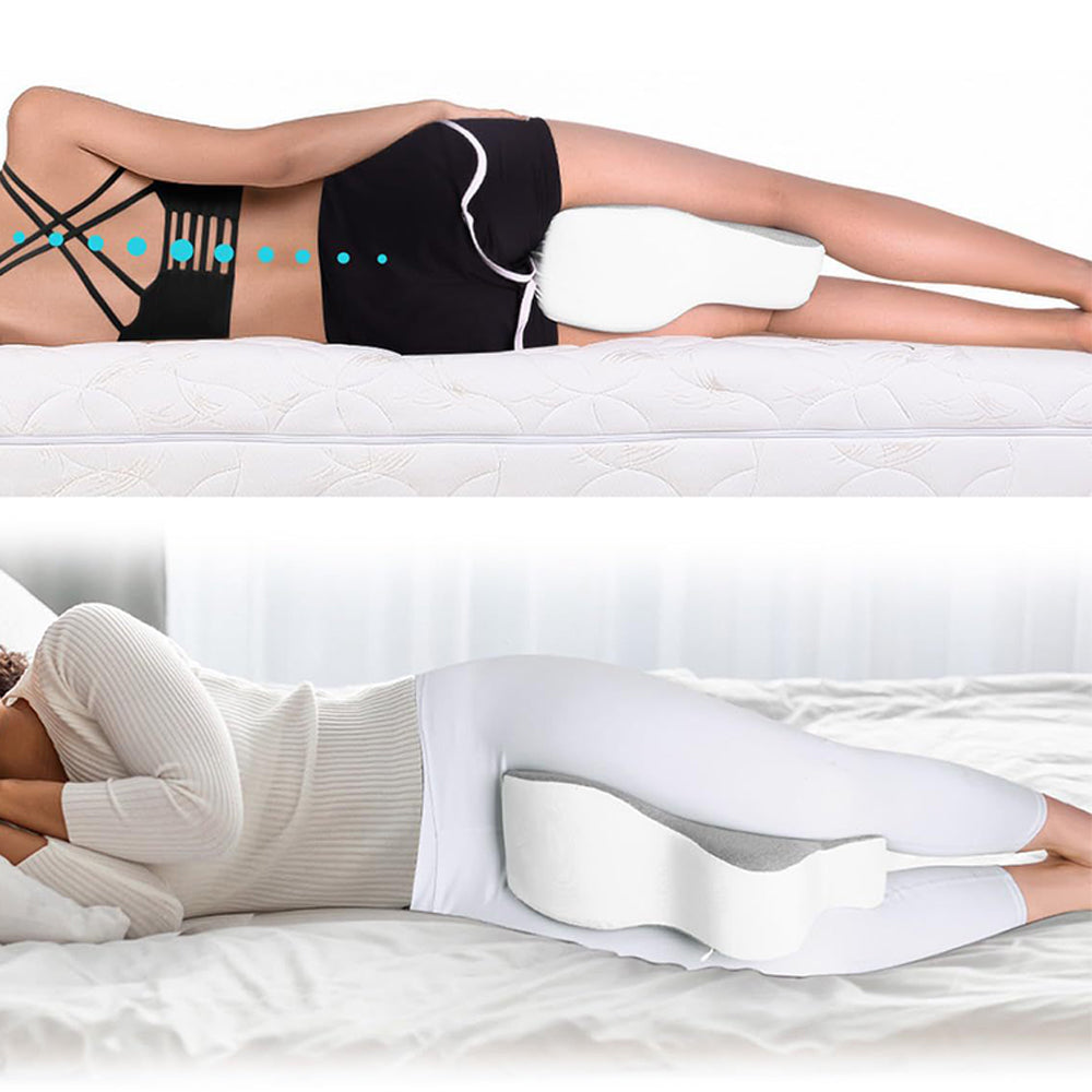 Orthopedic Memory Foam Knee Pillow for Side Sleepers and Leg Support