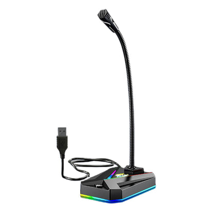 USB Desktop Microphone Plug & Play Omnidirectional Mic for PC & Laptop