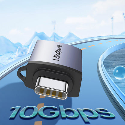 Type-C to USB 3.2 Gen2 Female Adapter 10Gbps High-Speed OTG Connector