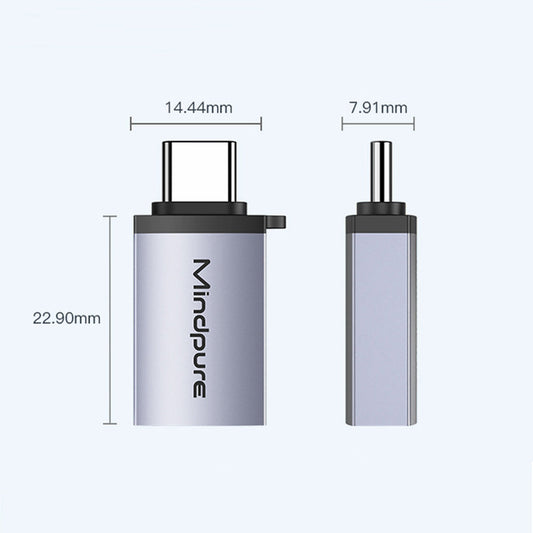 Type-C to USB 3.2 Gen2 Female Adapter 10Gbps High-Speed OTG Connector
