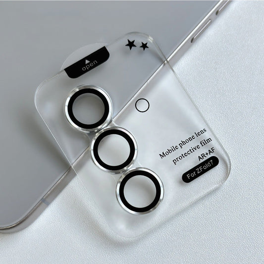 Camera Lens Protector Tempered Glass Cover for Samsung Galaxy Z Fold 7 â€?Anti-Scratch Silver