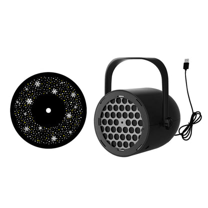 USB LED Christmas Projector Light ¨C Indoor & Outdoor Holiday Decoration Lamp Style 2