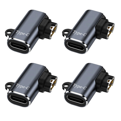 4Pcs Type-C to 4-Pin Smart Watch Charger Adapter for Garmin Fenix 7 6 5 Watches Style B