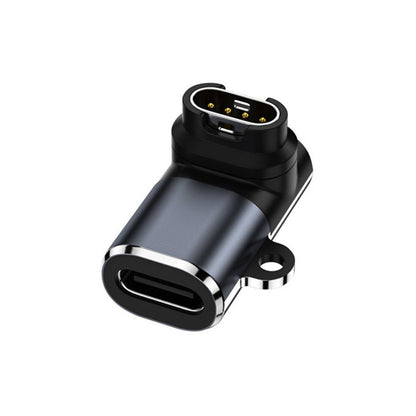 4Pcs Type-C to 4-Pin Smart Watch Charger Adapter for Garmin Fenix 7 6 5 Watches Style C