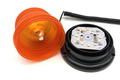 LED Strobe Light 12V-24V LED Warning Safety Flashing Beacon Lights-Yellow