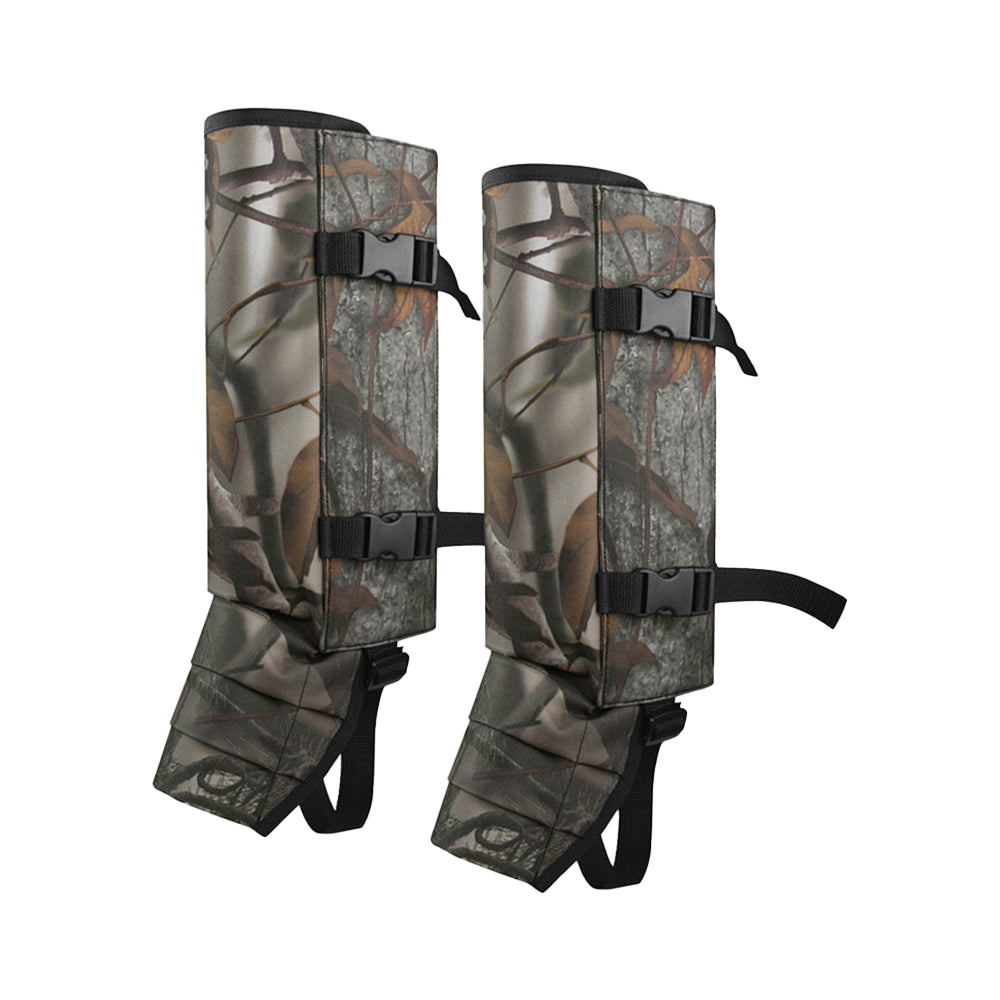 Pair of Anti Bite Snake Guard Shields in the Wild Leg Protection Water-resistant Legging Gaiters Grey