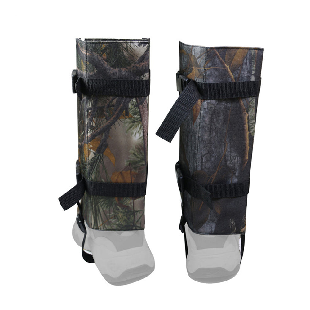 Pair of Anti Bite Snake Guard Shields in the Wild Leg Protection Water-resistant Legging Gaiters Grey