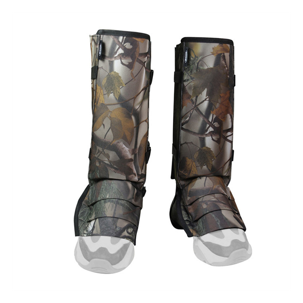 Pair of Anti Bite Snake Guard Shields in the Wild Leg Protection Water-resistant Legging Gaiters Grey