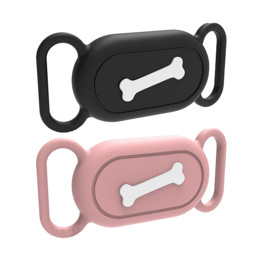 2Pcs Pet Cat Collar Holder Silicone Case for Samsung Galaxy SmartTag2 Style 3