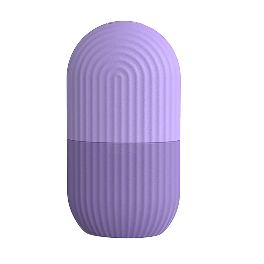 Reusable Ice Facial Roller Silicone Anti Wrinkle Face Massager Eye Facial Beauty Skin Care Tool Purple