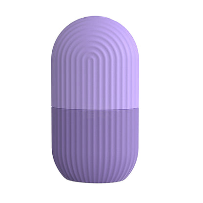 Reusable Ice Facial Roller Silicone Anti Wrinkle Face Massager Eye Facial Beauty Skin Care Tool Purple