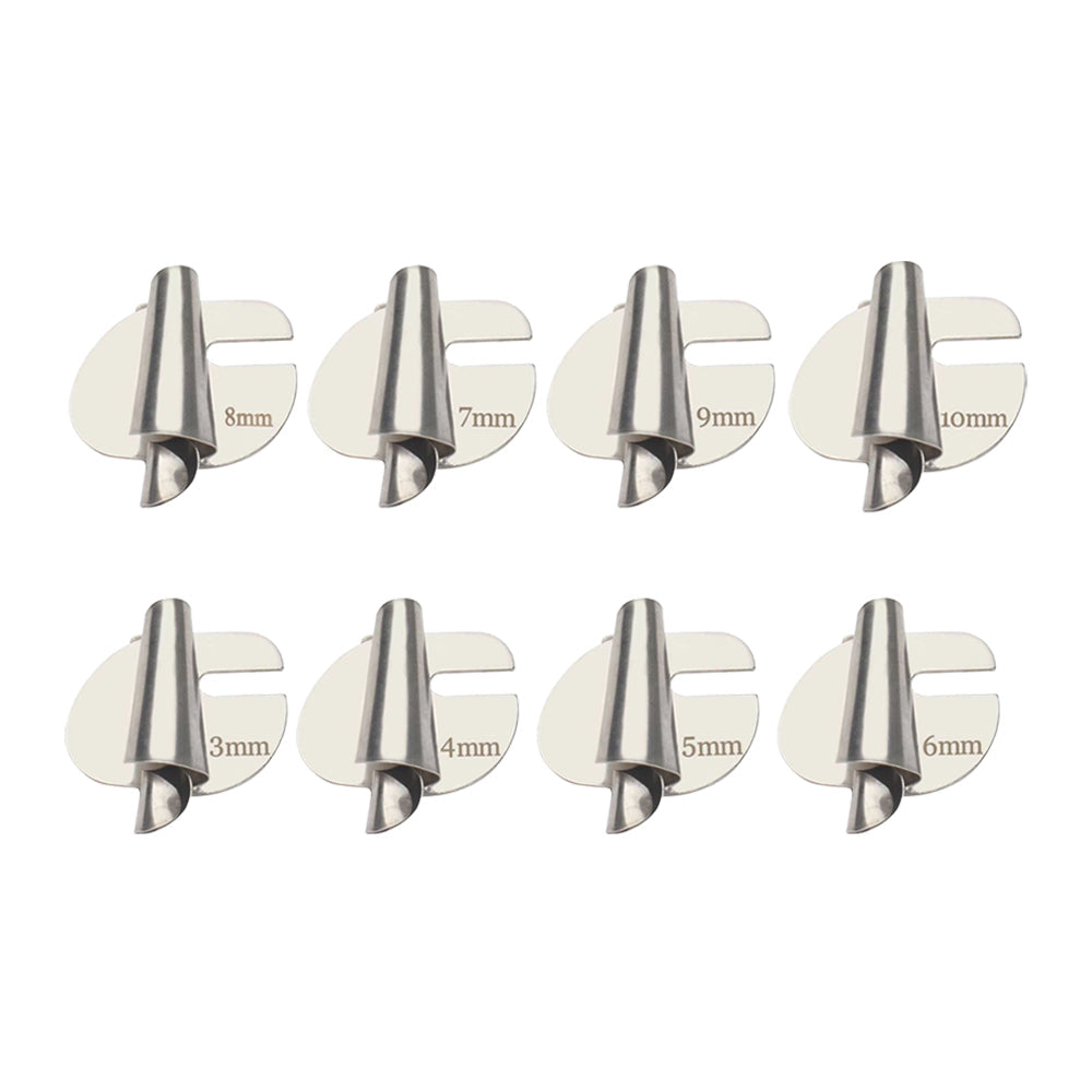8Pcs Universal Sewing Rolled Hemmer Foot Set 3-10mm Sewing Machine Presser Foot