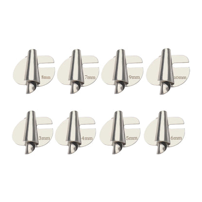 8Pcs Universal Sewing Rolled Hemmer Foot Set 3-10mm Sewing Machine Presser Foot