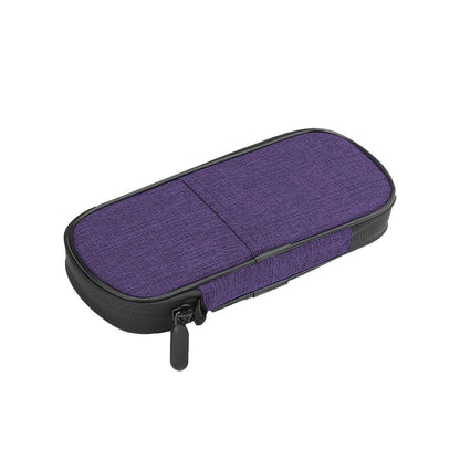 2Pcs Travel Insulin Cooler Bag Diabetic Medication Protective Case -Black&Purple