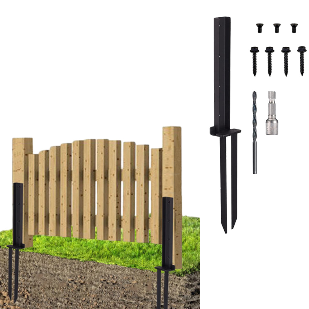 Fence Post Anchor Kit Heavy Duty Fence Post Repair Stake