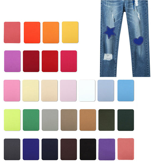 29Pcs Iron On Mending Patch 12.5cm * 9cm Multi-Color Repair Mender Cloth