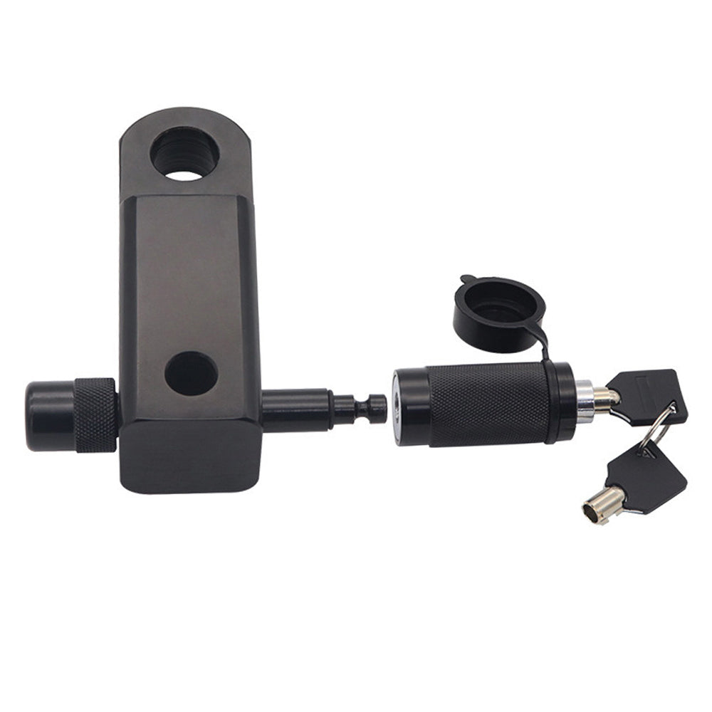 Trailer Hitch Lock with Key Anti-Theft Lock with Water-Resistant Cover for Towing Boat Truck RV Car Trailer