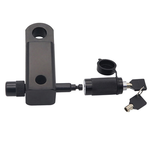 Trailer Hitch Lock with Key Anti-Theft Lock with Water-Resistant Cover for Towing Boat Truck RV Car Trailer