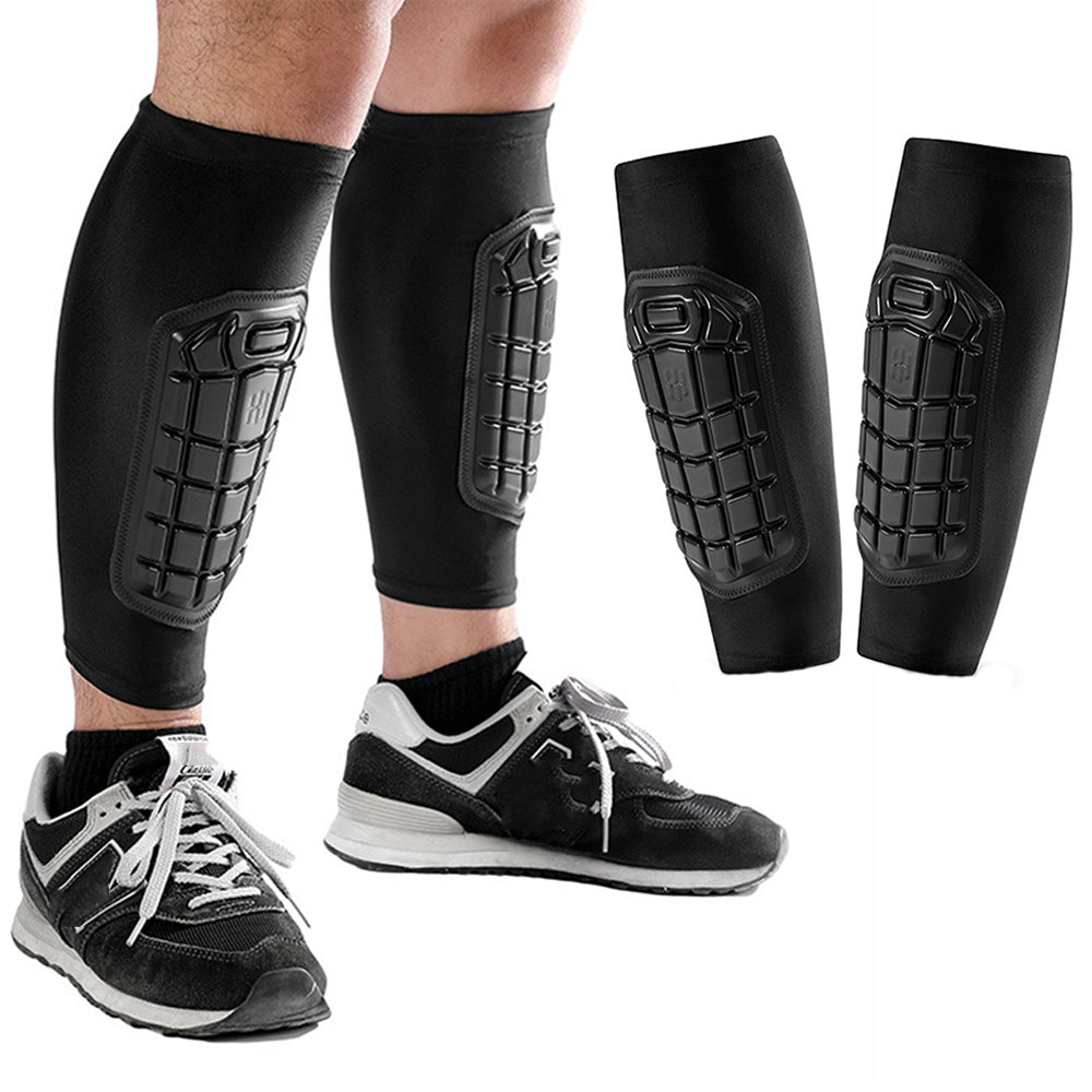 Pair of Soccer Shin Guards Leg Protective Sleeves for Sports