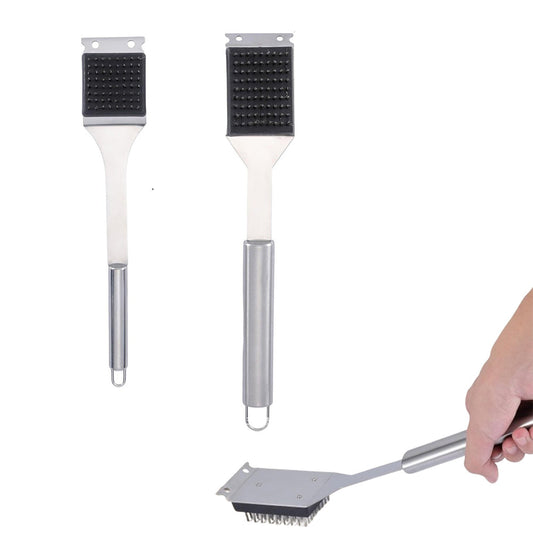 2Pcs Set Grill Cleaning Tools BBQ Grill Brush Scraper