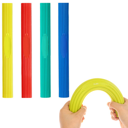 4Pcs Flex Fitness Bar Grip Strength Twist Rod for Wrist Strength Training