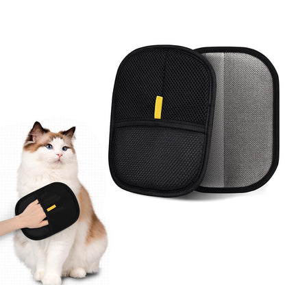 2Pcs Pet Electrostatic Hair Removal Gloves Reusable Grooming Tools