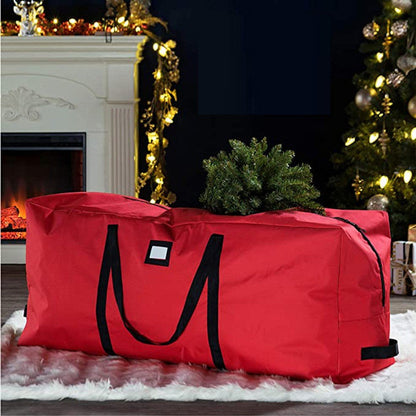 165x38x76cm Oxford Cloth Christmas Tree Storage Bag - Red