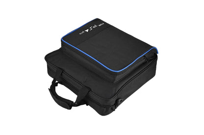 Carrying Bag for PS4 Pro Travel Storage Carry Case Game Case Playstation Shoulder Bag Handbag for Console and Accessories-Black with logo