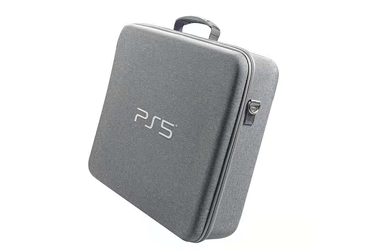 Travel Storage Handbag For Ps5 Console Protective Bag Hard Shell Bag For Playstation 5 Digital Travel Carrying Case-Grey