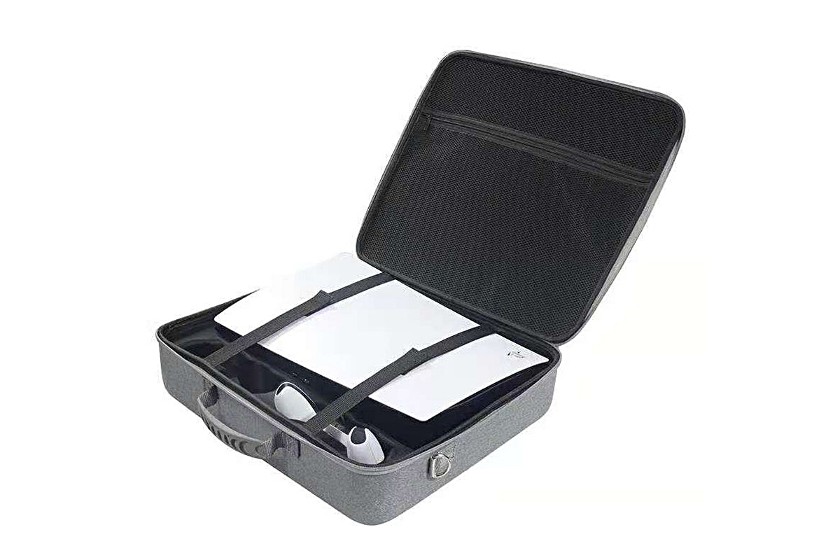 Travel Storage Handbag For Ps5 Console Protective Bag Hard Shell Bag For Playstation 5 Digital Travel Carrying Case-Grey