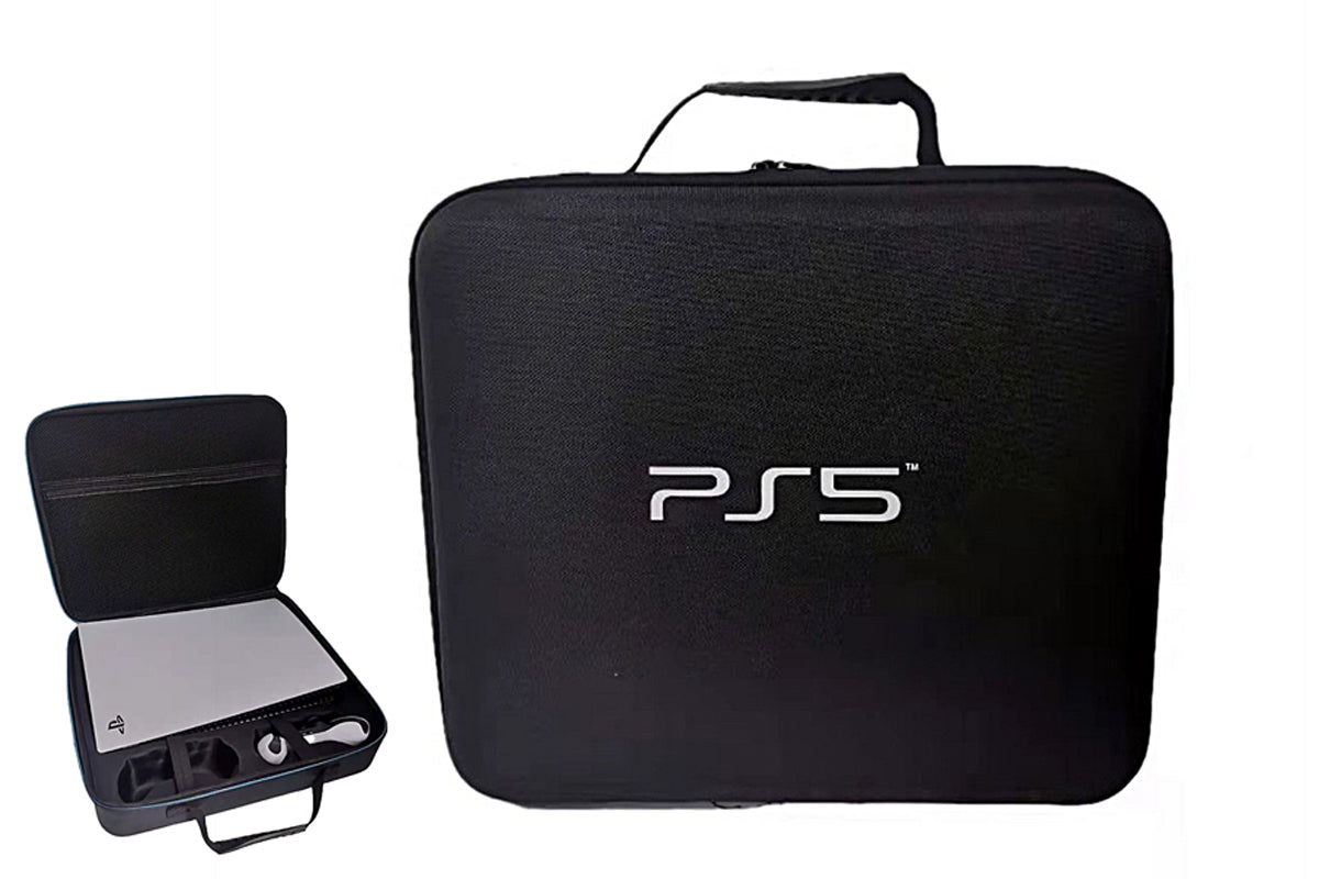 Travel Storage Handbag For Ps5 Console Protective Bag Hard Shell Bag For Playstation 5 Digital Travel Carrying Case-Black