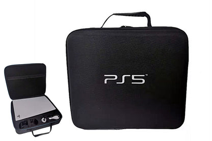 Travel Storage Handbag For Ps5 Console Protective Bag Hard Shell Bag For Playstation 5 Digital Travel Carrying Case-Black