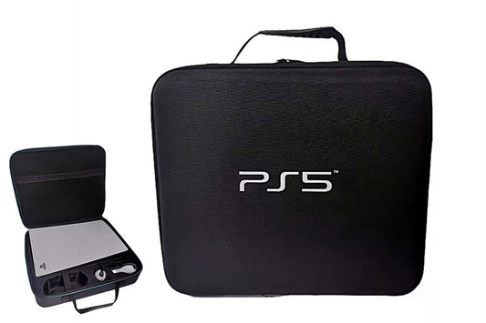 Travel Storage Handbag For Ps5 Console Protective Bag Hard Shell Bag For Playstation 5 Digital Travel Carrying Case-Black