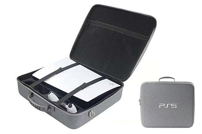 Travel Storage Handbag For Ps5 Console Protective Bag Hard Shell Bag For Playstation 5 Digital Travel Carrying Case-Grey