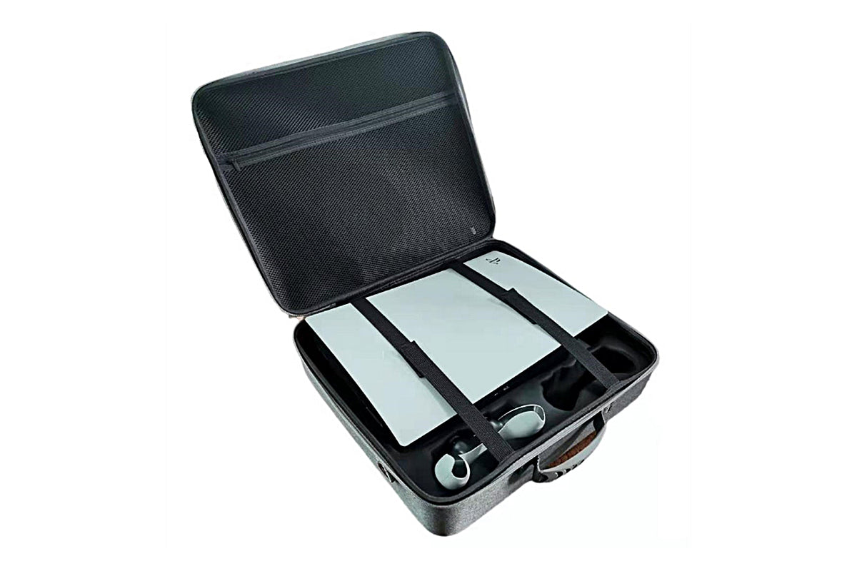 Travel Storage Handbag For Ps5 Console Protective Bag Hard Shell Bag For Playstation 5 Digital Travel Carrying Case-Grey