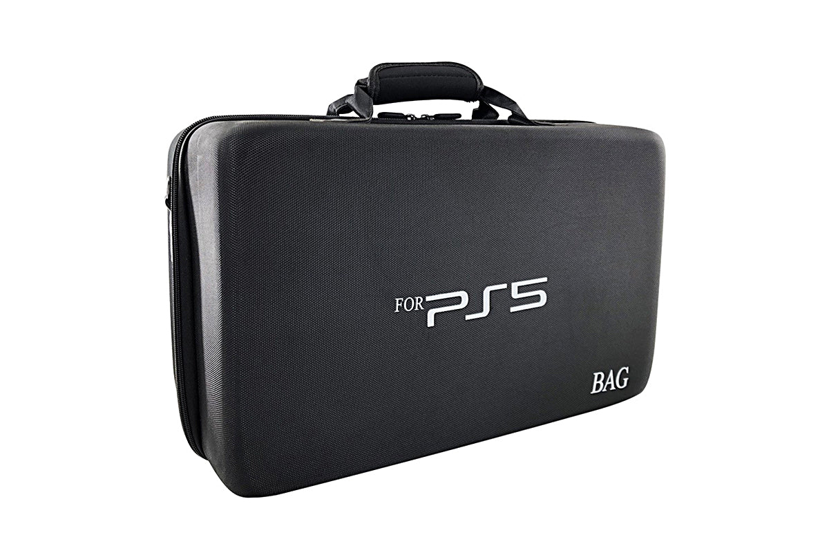 Hardshell PS5 Carrying Case Travel Storage Handbag For Ps5 Console Protective Bag Playstation 5 Digital Travel Carrying Case-Black
