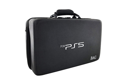 Hardshell PS5 Carrying Case Travel Storage Handbag For Ps5 Console Protective Bag Playstation 5 Digital Travel Carrying Case-Black
