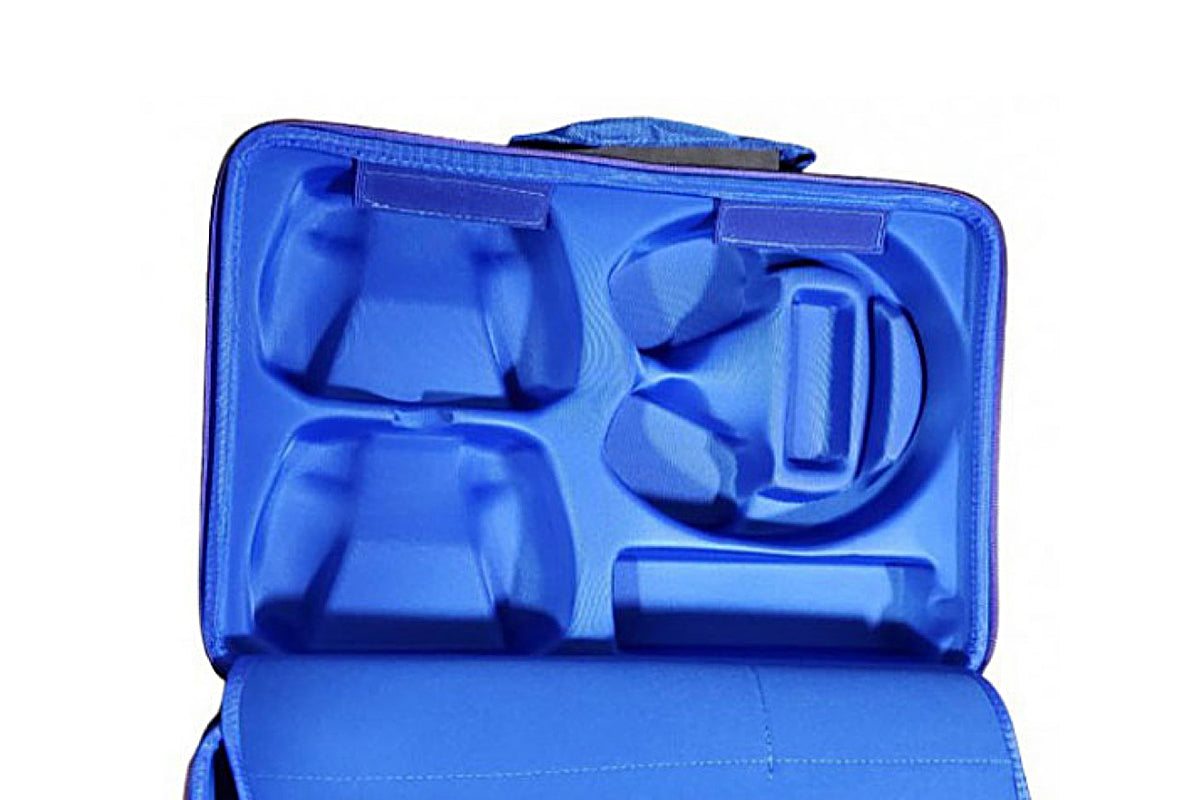 Hardshell PS5 Carrying Case Travel Storage Handbag For Ps5 Console Protective Bag Playstation 5 Digital Travel Carrying Case-Blue