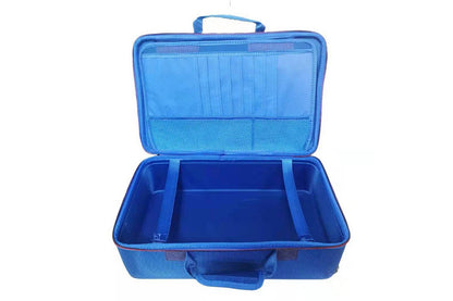 Hardshell PS5 Carrying Case Travel Storage Handbag For Ps5 Console Protective Bag Playstation 5 Digital Travel Carrying Case-Blue