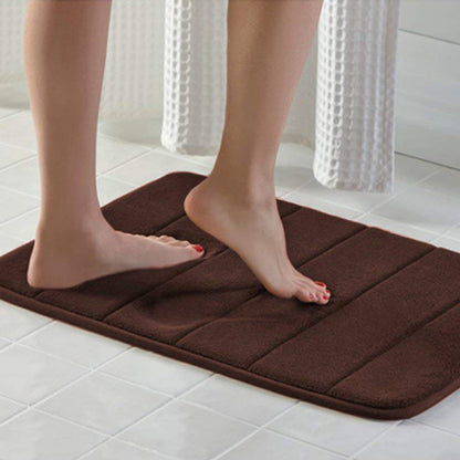 2Pcs 40x60cm Memory Foam Bath Mats Door Mats Floor Pads