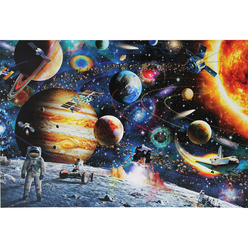 Intellectual Decompressing 1000 Pieces Space Traveler Jigsaw Puzzles Toy for Adults Teens