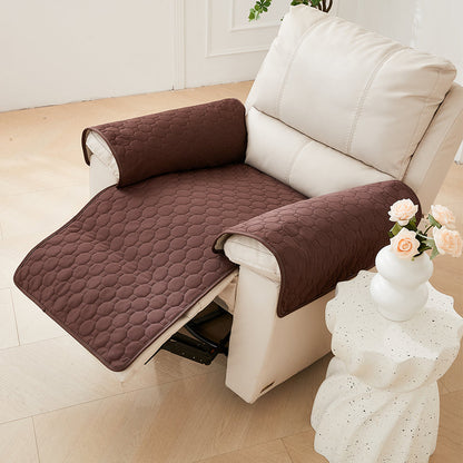 3Pcs Set Non Slip Recliner Chair Covers Couch Covers Pet Protector Slipcovers Coffee
