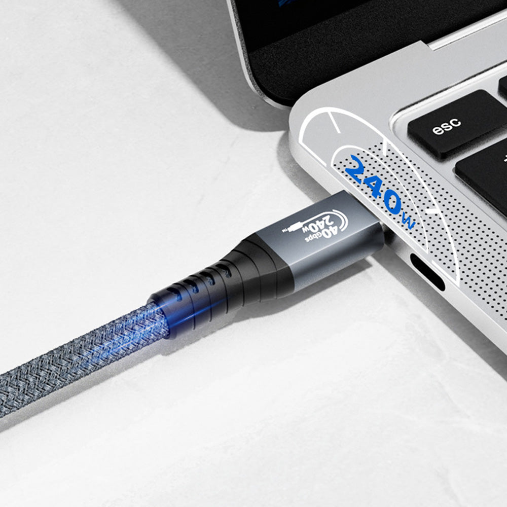 40Gbps Double Ended USB Type C Data Cable for Laptops