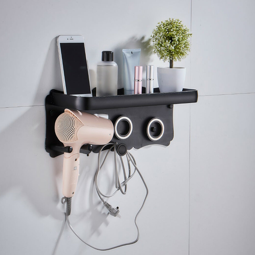 Aluminum Wall Mounted Hair Dryer Holder for Dyson Hair Dryer