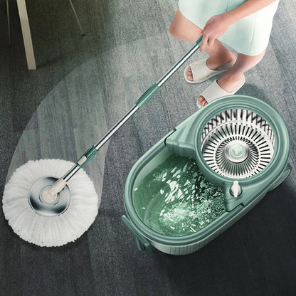 Mop and Bucket Set with Wringer 6 Replaceable Mop Heads