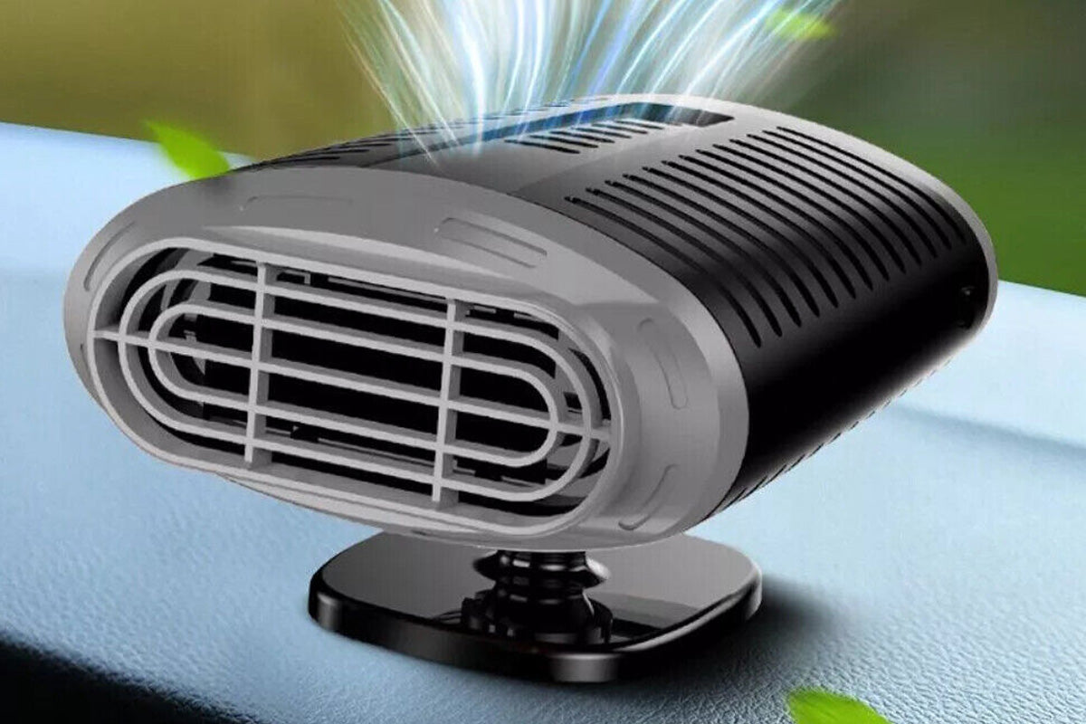 12V 150W Car warming device 360-degree Rotation Fast Heating Cooling Fan Defogger and Defroster