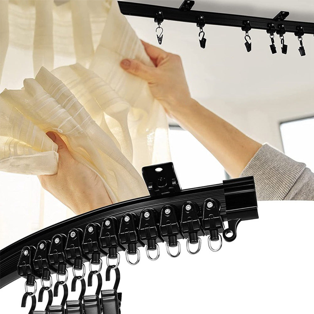 Flexible Bendable Ceiling Curtain Track Mount System 3M for Room Divider Shower RV